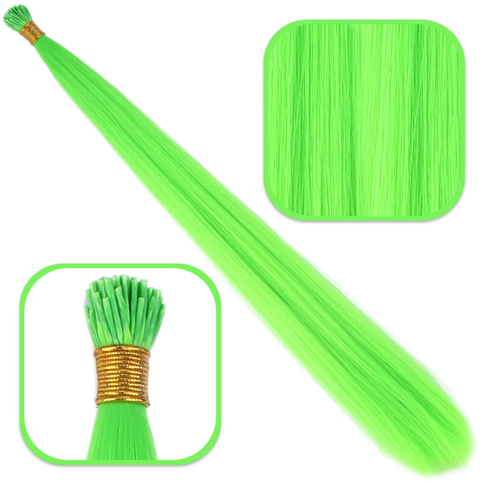 Fiber Sen Boncuk Kklık Renkli / Neon Yeşil / 100 Adet