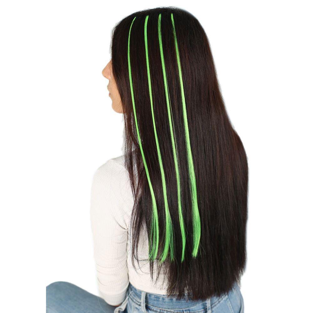 Fiber Sen Boncuk Kklık Renkli / Neon Yeşil / 100 Adet - Görsel 2