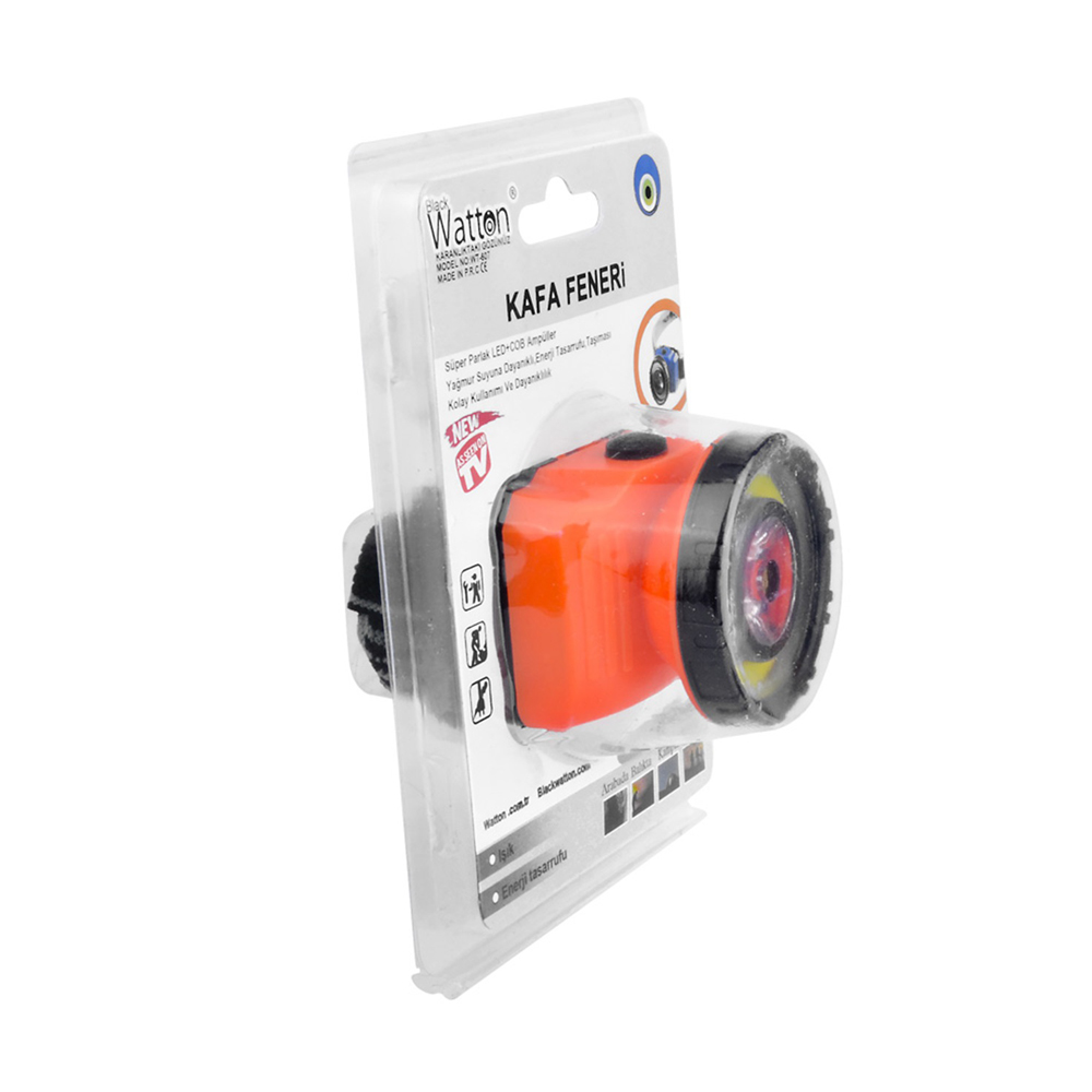 Güçlü Pilli Kafa Lambası Wt-607 - Görsel 3