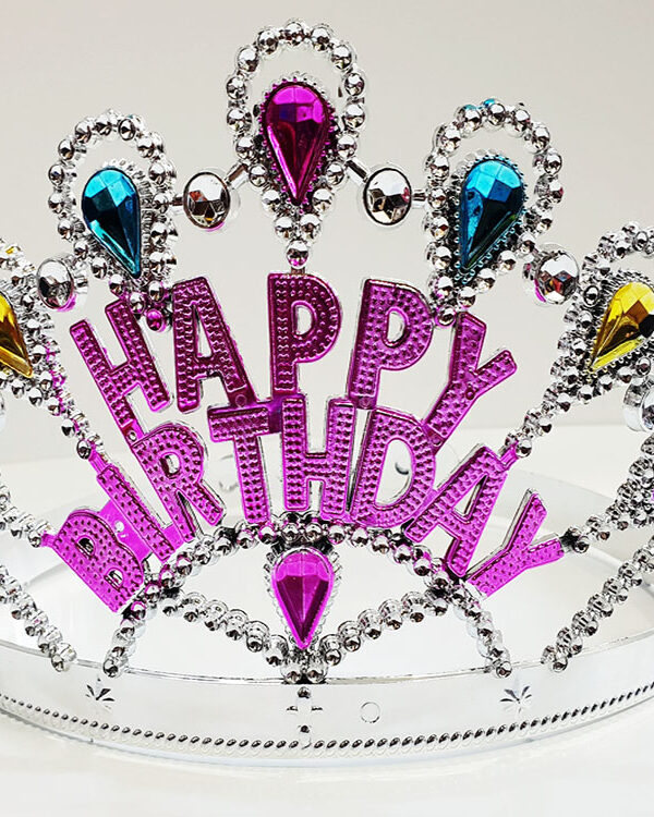 Renk Happy Birthday Yazılı Doğum Günü Tacı 60 cm