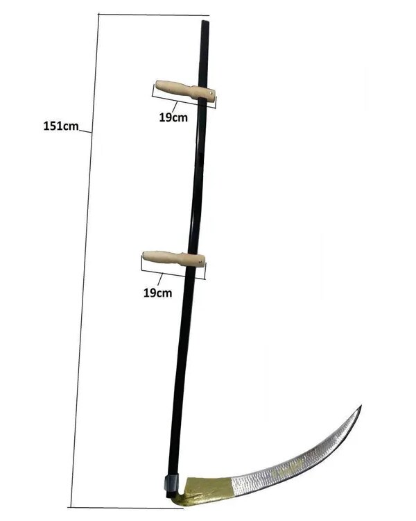 Günaş Komple  - Metal Saplı 6 Parça Set - Ahşap Elcik 65 cm