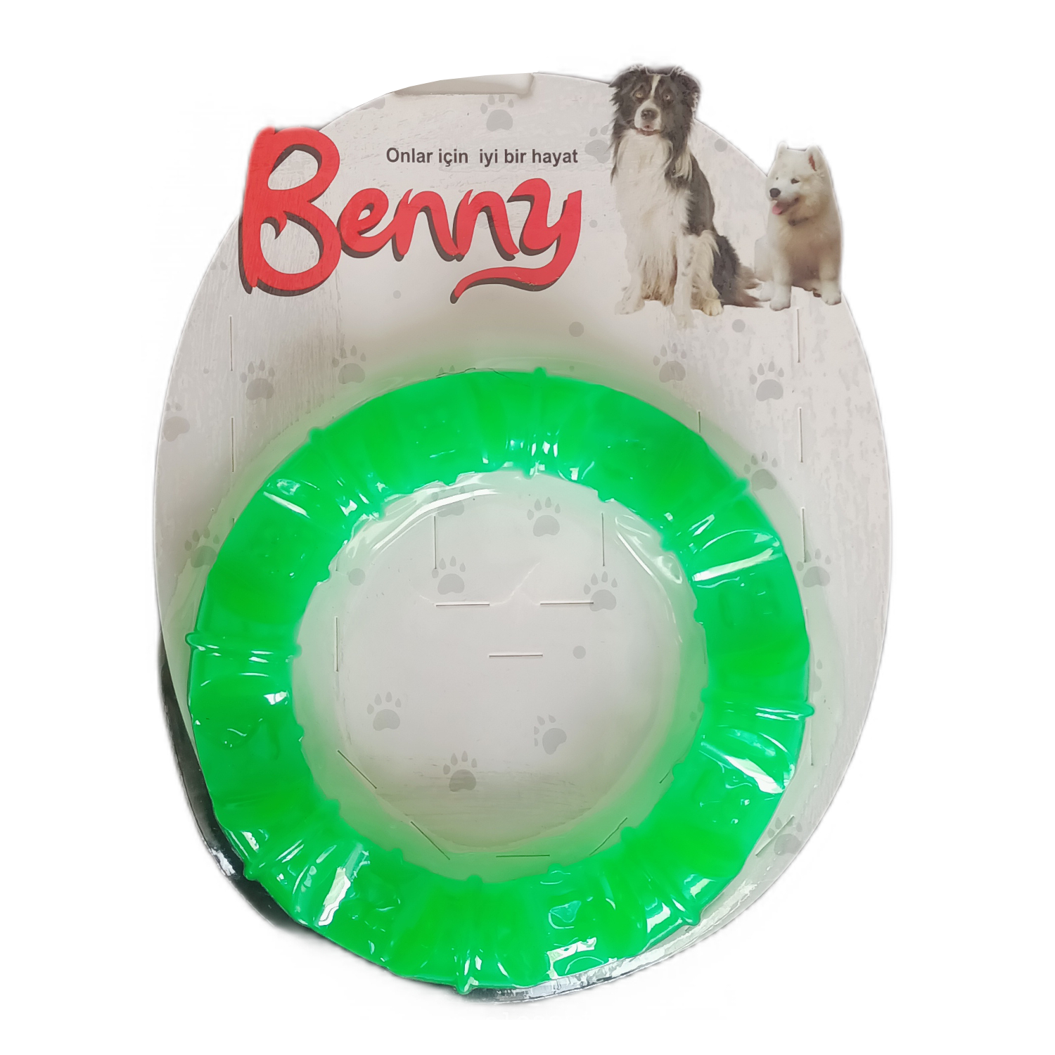 Benny Köpek Oyuncağı Yuvarlak Şekilli 11,5 cm Yeşil - Görsel 3