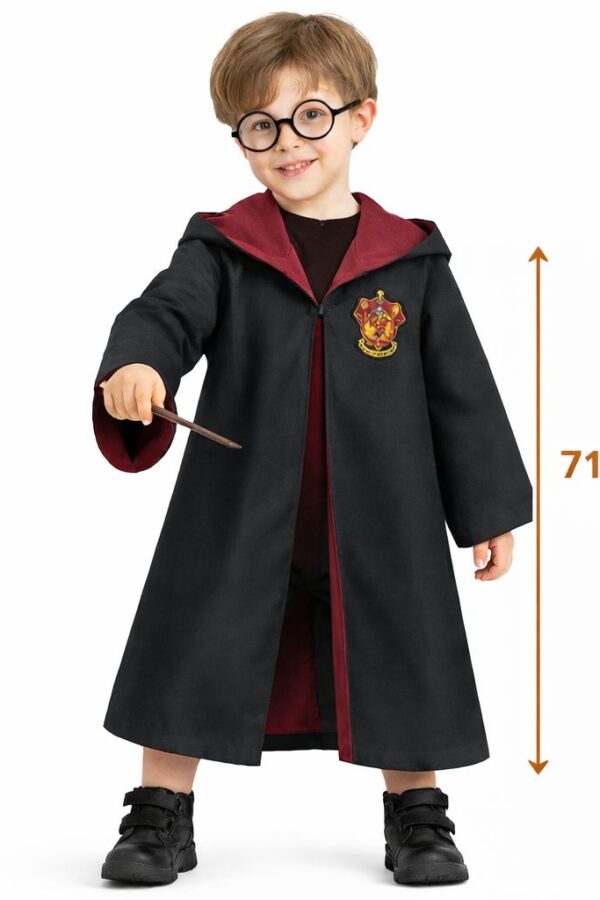Harry Potter Çuk Bebek Kostüm Seti – Asa Gözlük Pelerin 71 cm (2-4 Yaş)