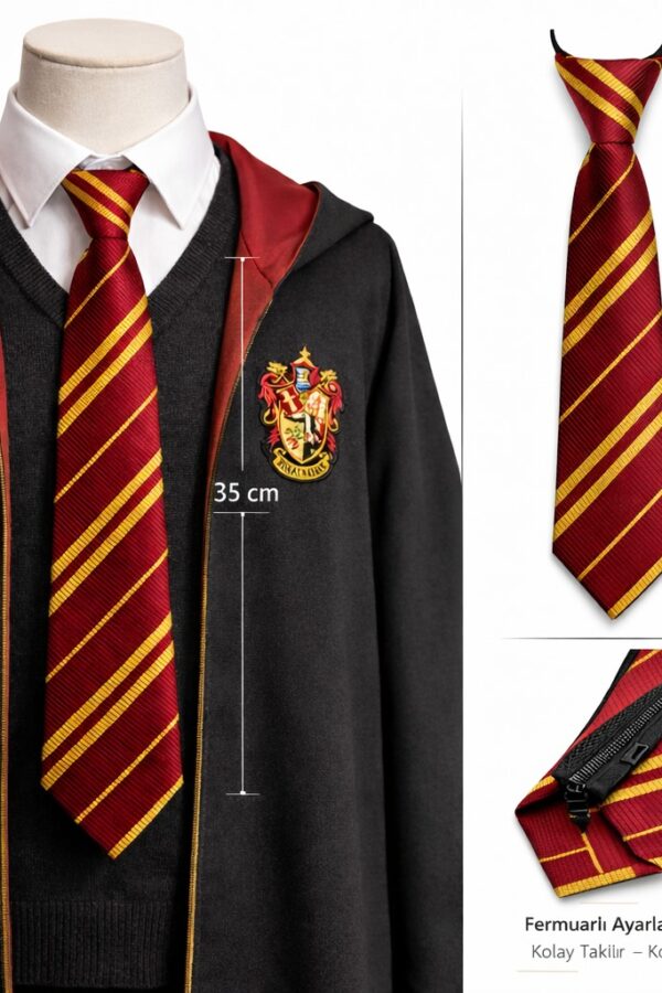 Harry Potter Gryffindor Fermuarlı Ayarlanabilir Krat