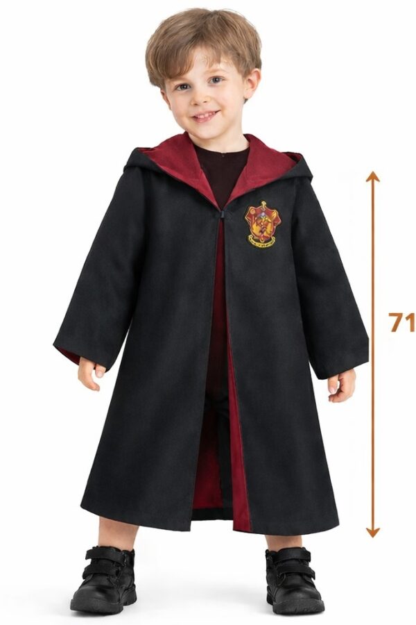 Harry Potter Tarzı Çuk Cübbesi 2-4 Yaş