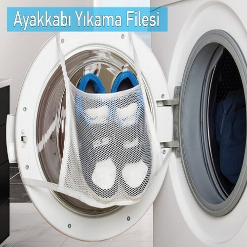 Hassas Çamaşır - Ayakkabı Yı Filesi Kapak Bağlamalı 35 x 20 cm