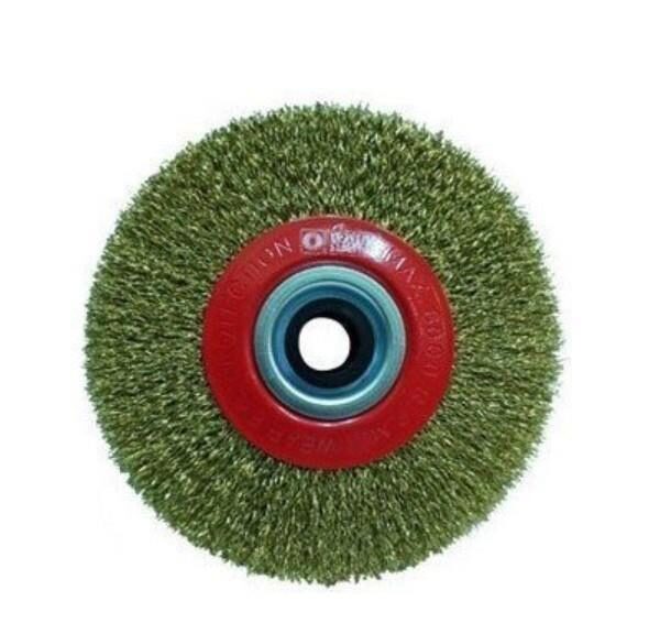10103 Daire Fırça Sarı Telli 125X25 mm