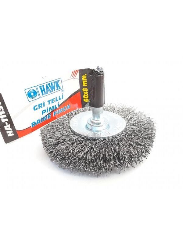 HA11131 Pimli Gri Tel Daire Fırça 60x8 mm