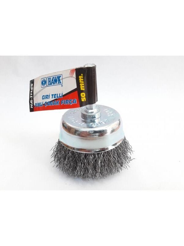 HA11145 Pimli Gri Tel Çanak Fırça 50 mm