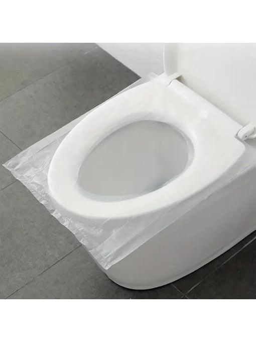 Hijyenik Tek Kullanımlık Klozet Kapağı Poşeti 200 Adet - Görsel 2