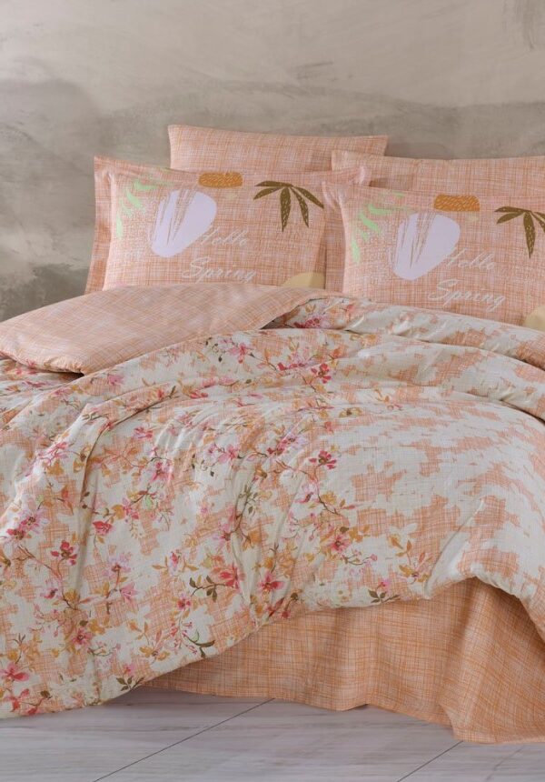 Çift Kişilik Poplin Nev Lily Somon