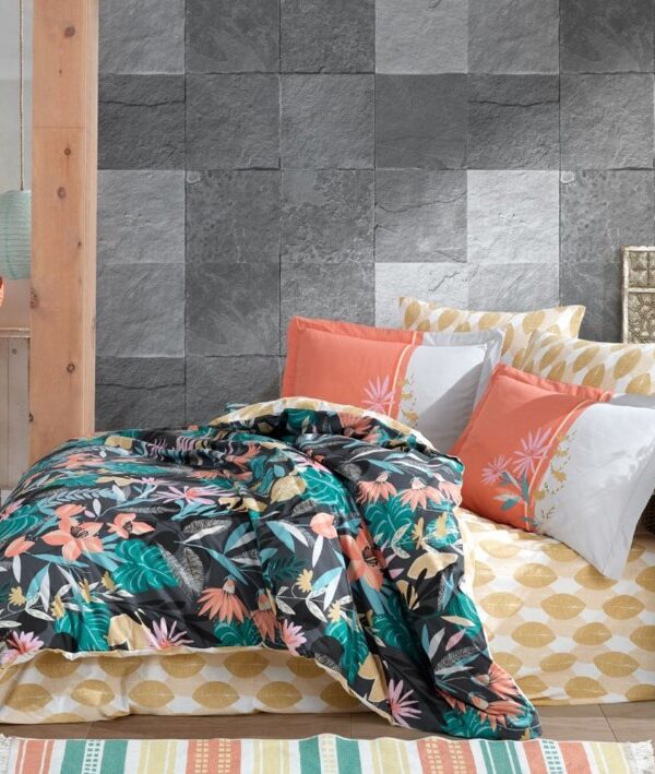 Kingsize Poplin Nev a Oranj