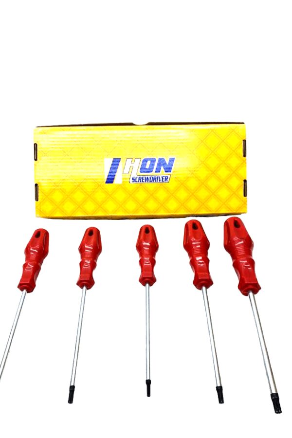 TORNİDA 5 PARÇA TORK TORX TORNİDA SETİ