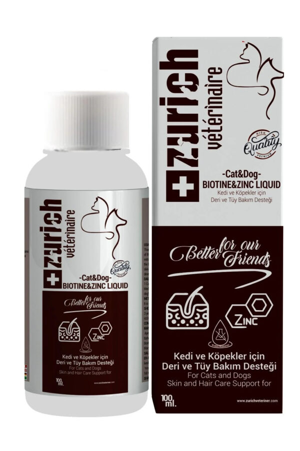 Kedi Köpek Biotin Deri Ve  Bakımı Likit 100 ML Sıvı