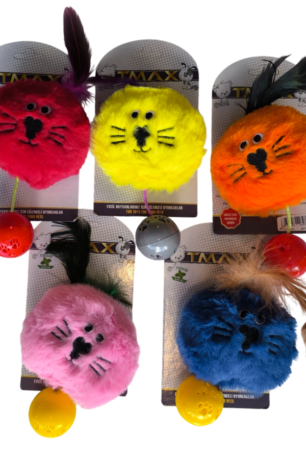 Sesli Catnipli Peluş Kedi Köpek Oyuncağı Çeşitli Renklerde 15 cm