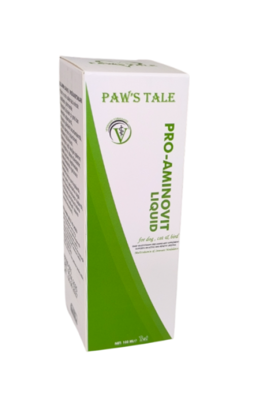 Paws Tale Pro-Aminovit Kedi Köpek Kuş min + Aminoasit Sıvı Takviye 100 ml - Görsel 2