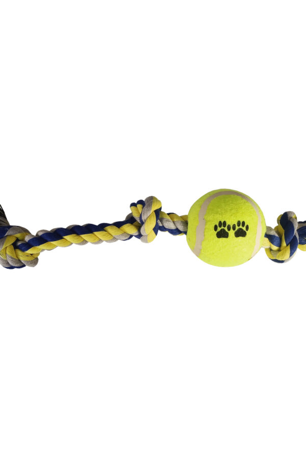 Tenis Toplu Uzun Düğümlü Köpek Diş İpi 7-40 cm Mi