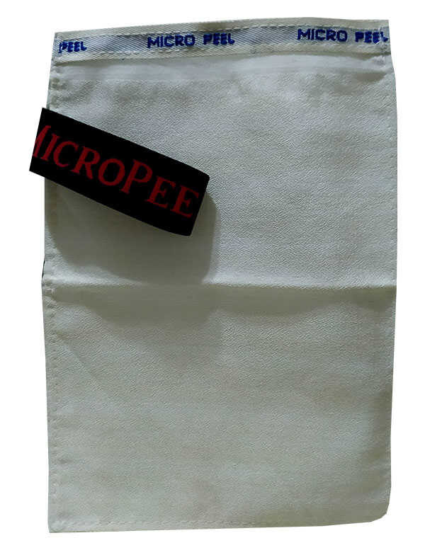 İpek  Cilt İçin Banyo Kesesi Beyaz 16X25