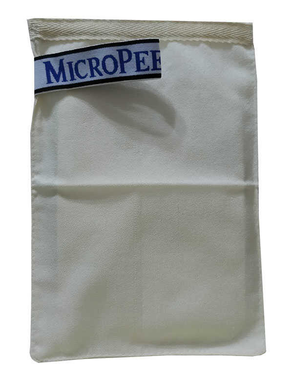 İpek Yağlı Cilt İçin Banyo Kesesi Beyaz 16X24
