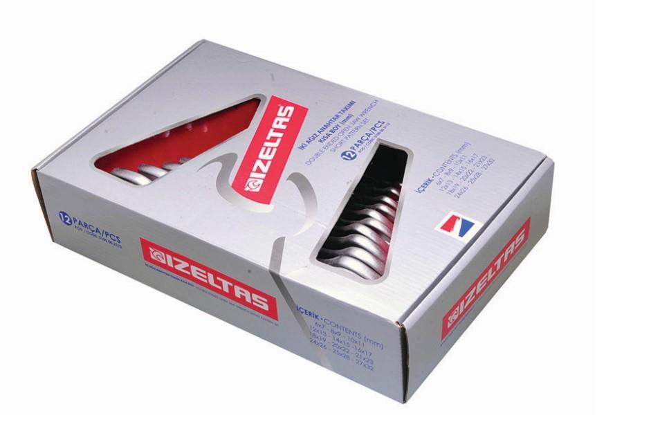 İzeltaş 0100 İki Ağız Takımı Kısa Boy 8 Parça - Görsel 3