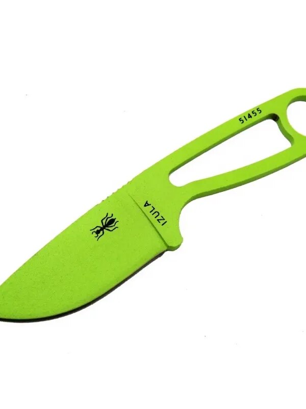 İzula Esee 51455GRN Yeşil Kamp Bıçağı 16 cm - Komple Metal, Plastik Kılıflı