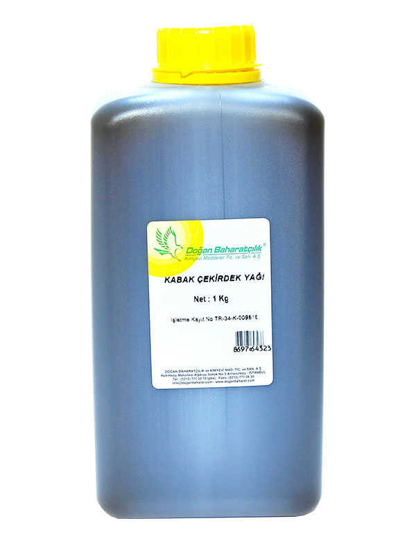 Kabak Çekirdeği Yağı Pet Bidon 1000 Gr