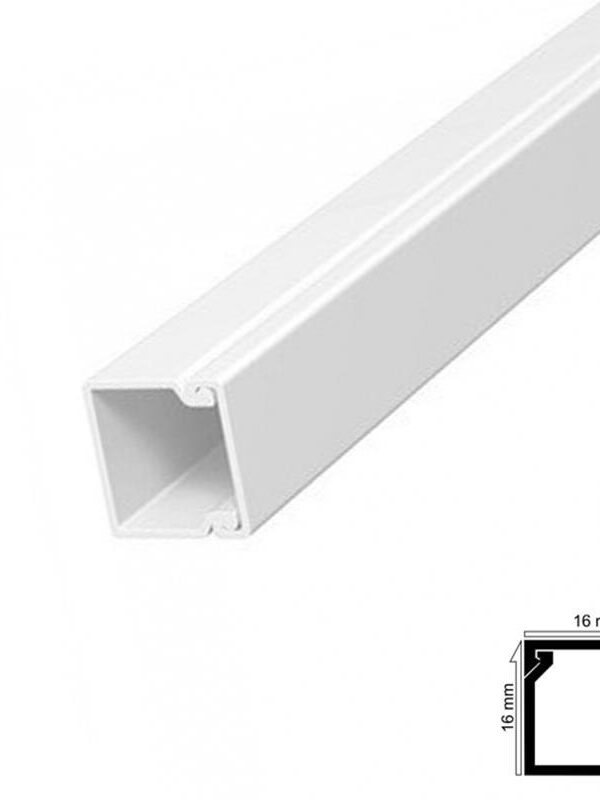 Kablo Kanalı 12x12 mm 2 Metre  6 Adet