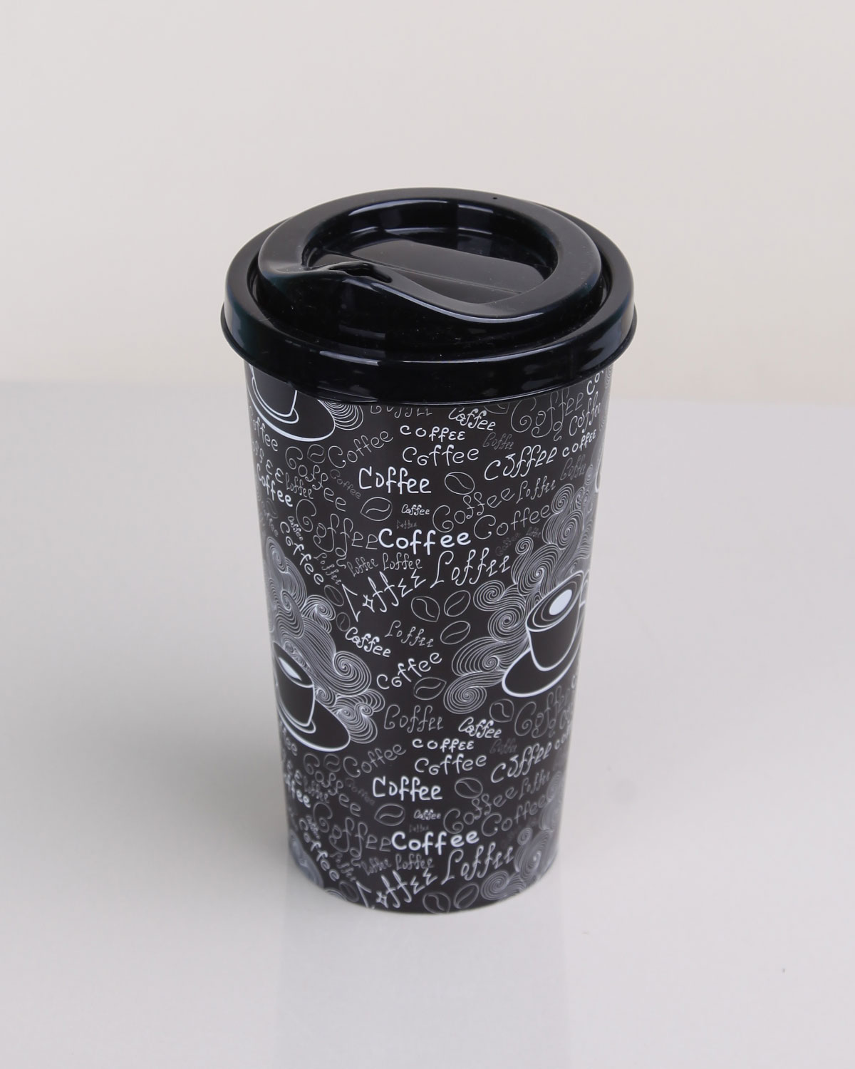 4 Adet Bardağı - Kapaklı Desenli 400ML - Görsel 2