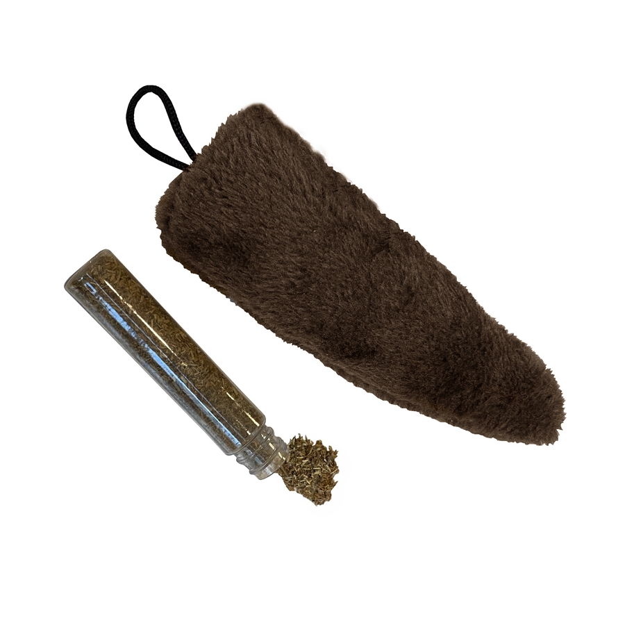 Kedi Oyuncağı Kedi Otlu Peluş Kuyruk 18-20 cm rengi