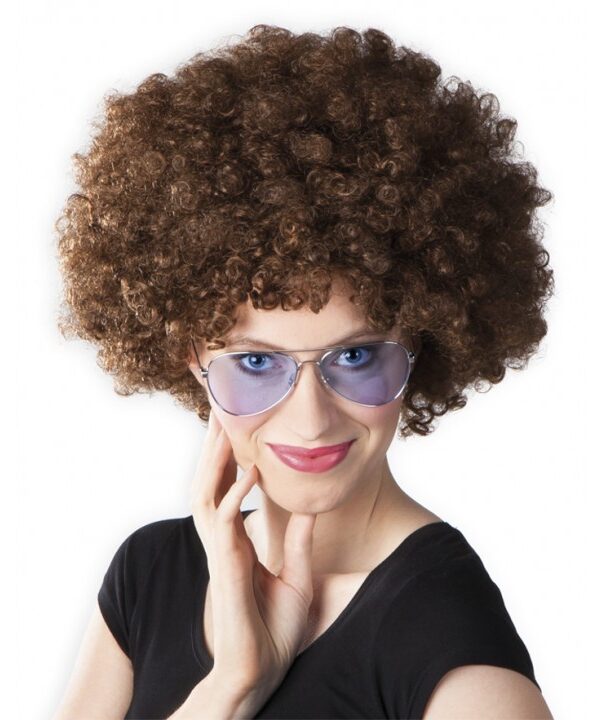 Renk Kıvırcık Afro Bonus Peruk