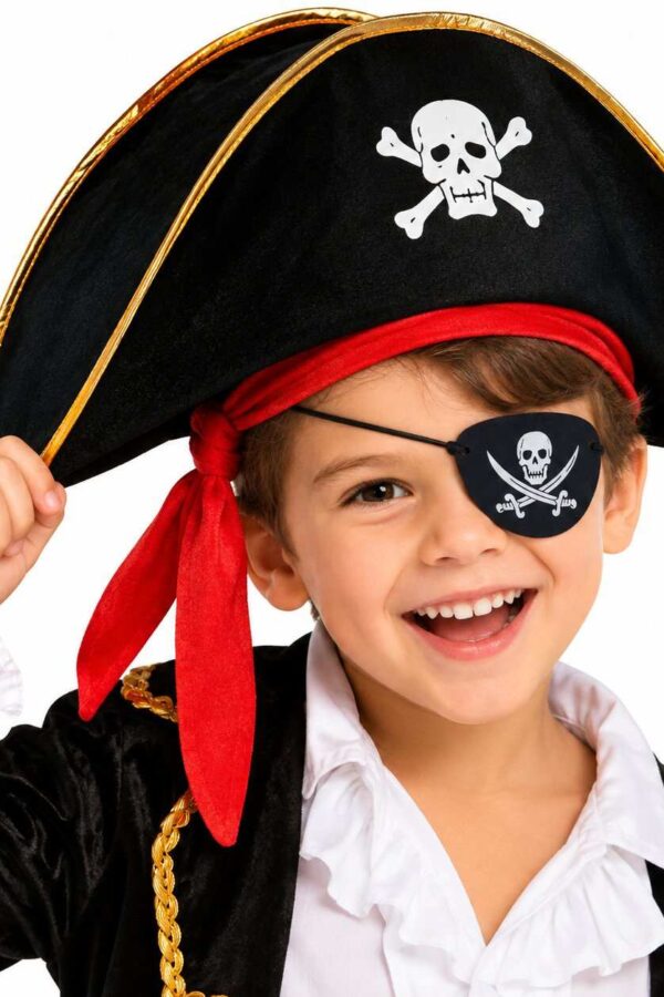 Kaptan Jack Çuk Korsan sı ve Vinleks Deri Göz Bı