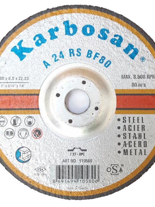 Metal Taşlama Diski 180x8,0x22,23