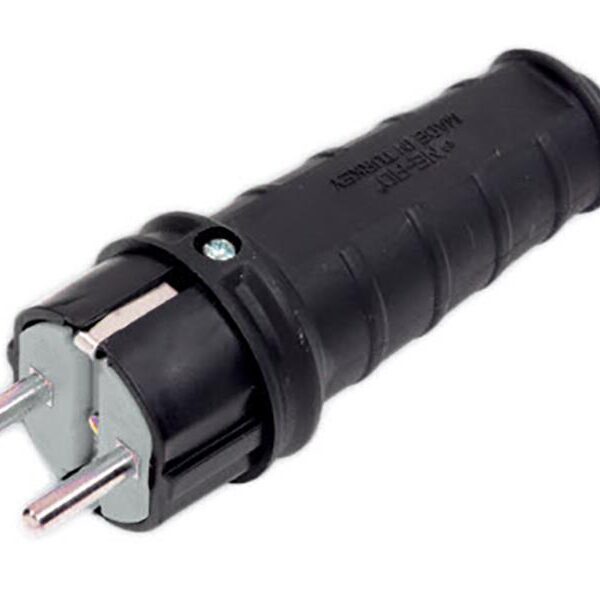Kauçuk 1 X 16 A Topraklı Erkek Fiş 220V