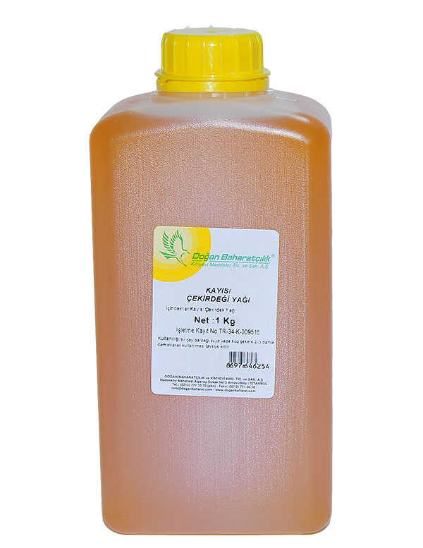 Kayısı Çekirdeği Yağı Pet Bidon 1000 Gr