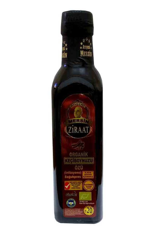 Keçiboynuzu Özü Harnup Özü Organik Cam Şişe 350 Gr