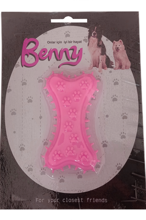 Benny Köpek Oyuncağı Kemik 5.5 x 10 cm Pembe