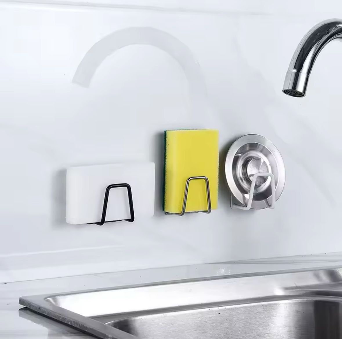 Kendinden Yapışkanlı Çelik Drenaj Rafı , Askı - Görsel 3