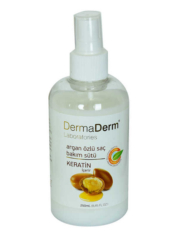 Keratinli Argan Özlü  Bakım Sütü Hızlı  Uzamasına Etkili 250 ML