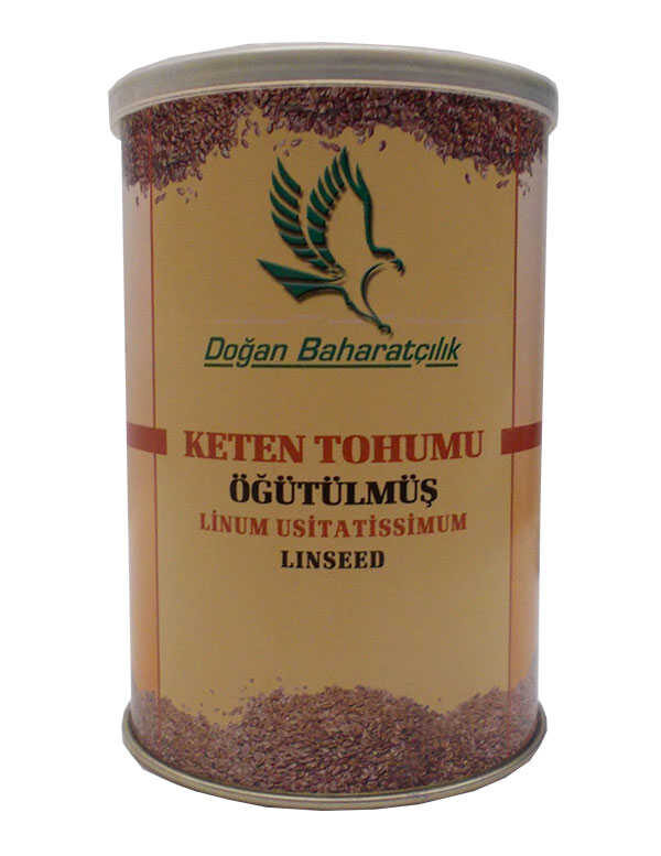 Keten u Öğütülmüş Doğal 150 Gr Teneke Kutu