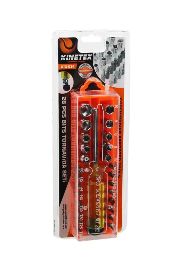 28 PCS - ÇIKAR TAK TORNİDA BİTS SETİ