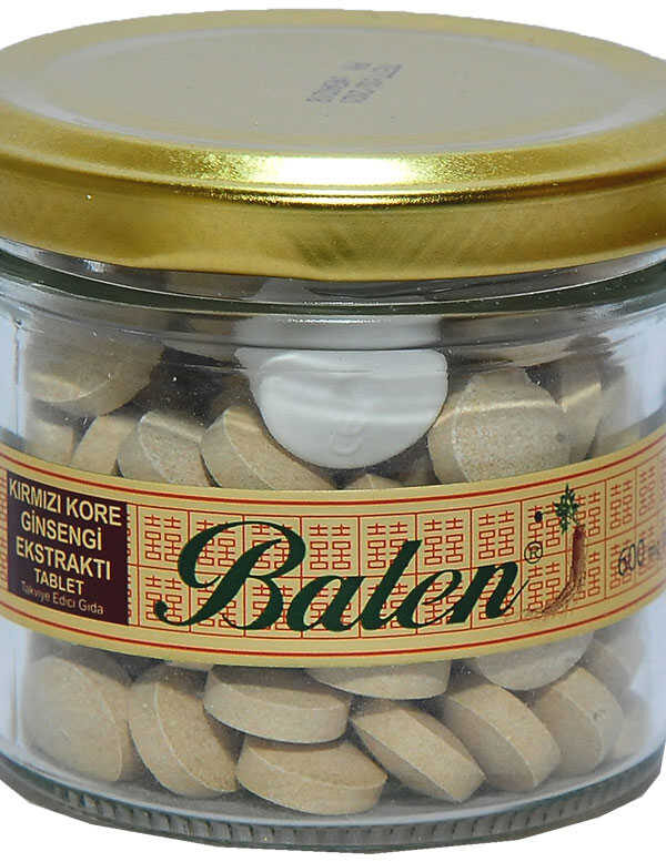 Kırmızı Kore Ginsengi Ekstraktı 120 Tablet