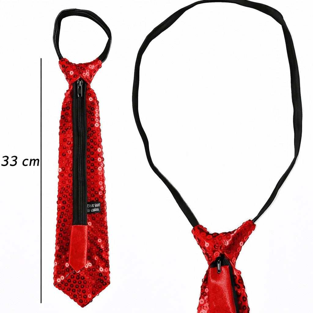 Kırmızı Renk Pul Payetli Işıltılı Parti Kratı 33 cm - Görsel 2
