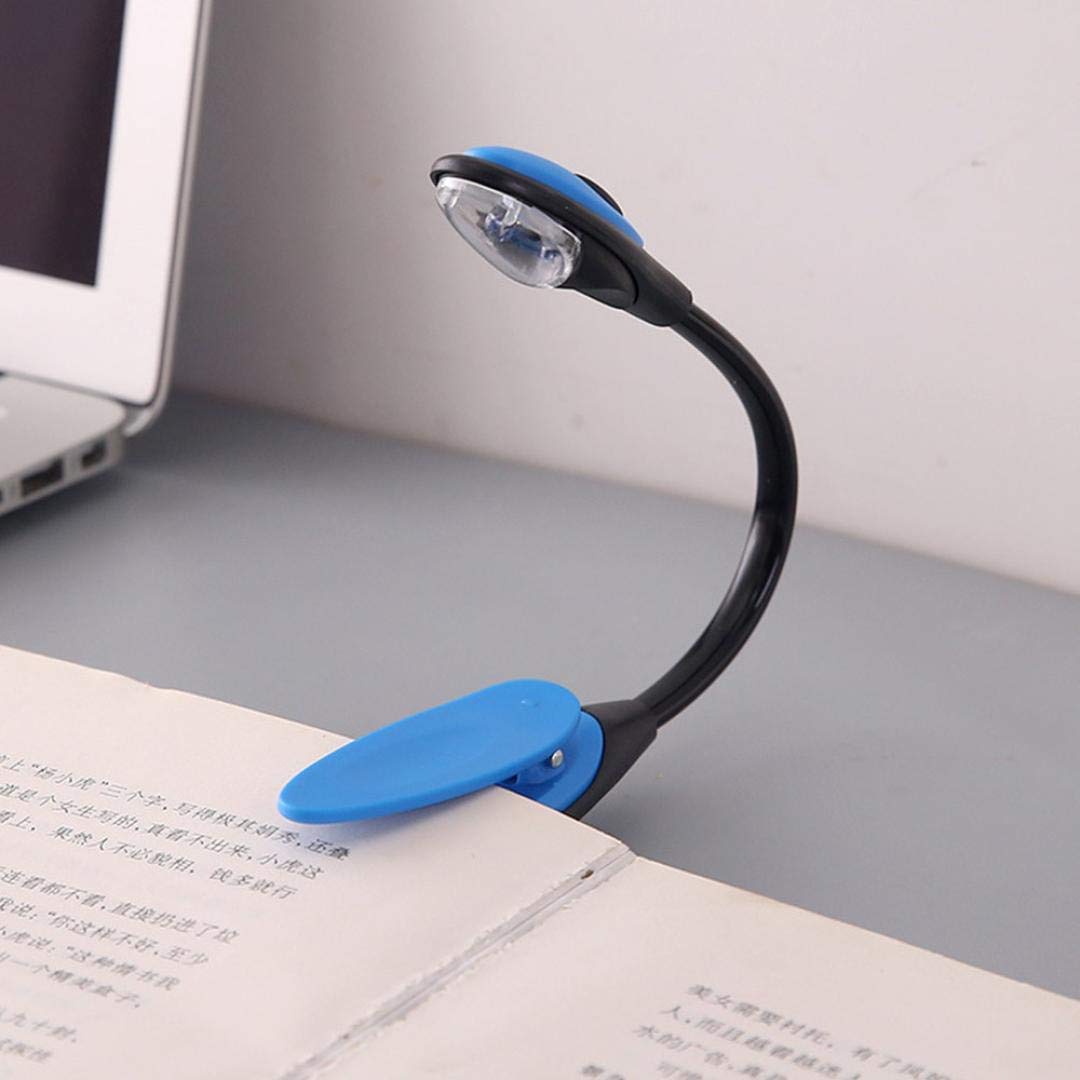 Okuma Işığı Led Booklight Kıskaçlı Pilli Model Led Işık - Görsel 2