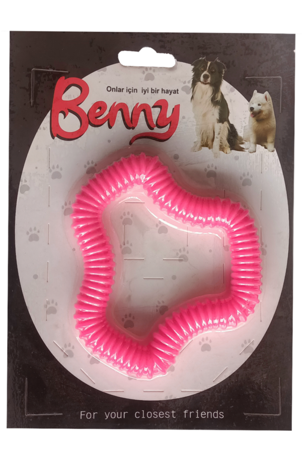 Benny Köpek Oyuncağı Sert 11 x 10 cm Pembe