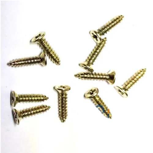 Klips, Menteşe, Ayak, , Sunta Vidası 2,2x9,5mm - Sarı 100 Adet