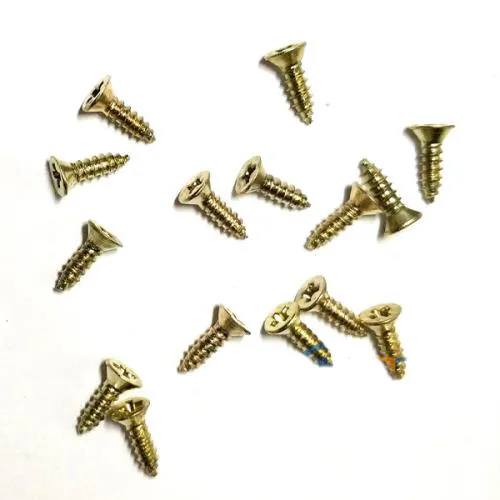 Klips, Menteşe, Ayak, , Sunta Vidası 2,2x7,5mm - Sarı 100 Adet