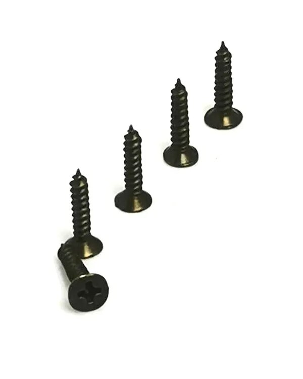 Klips, Menteşe, Ayak Vidası 2,2x7,5mm Çelik - Siyah 100 Adet