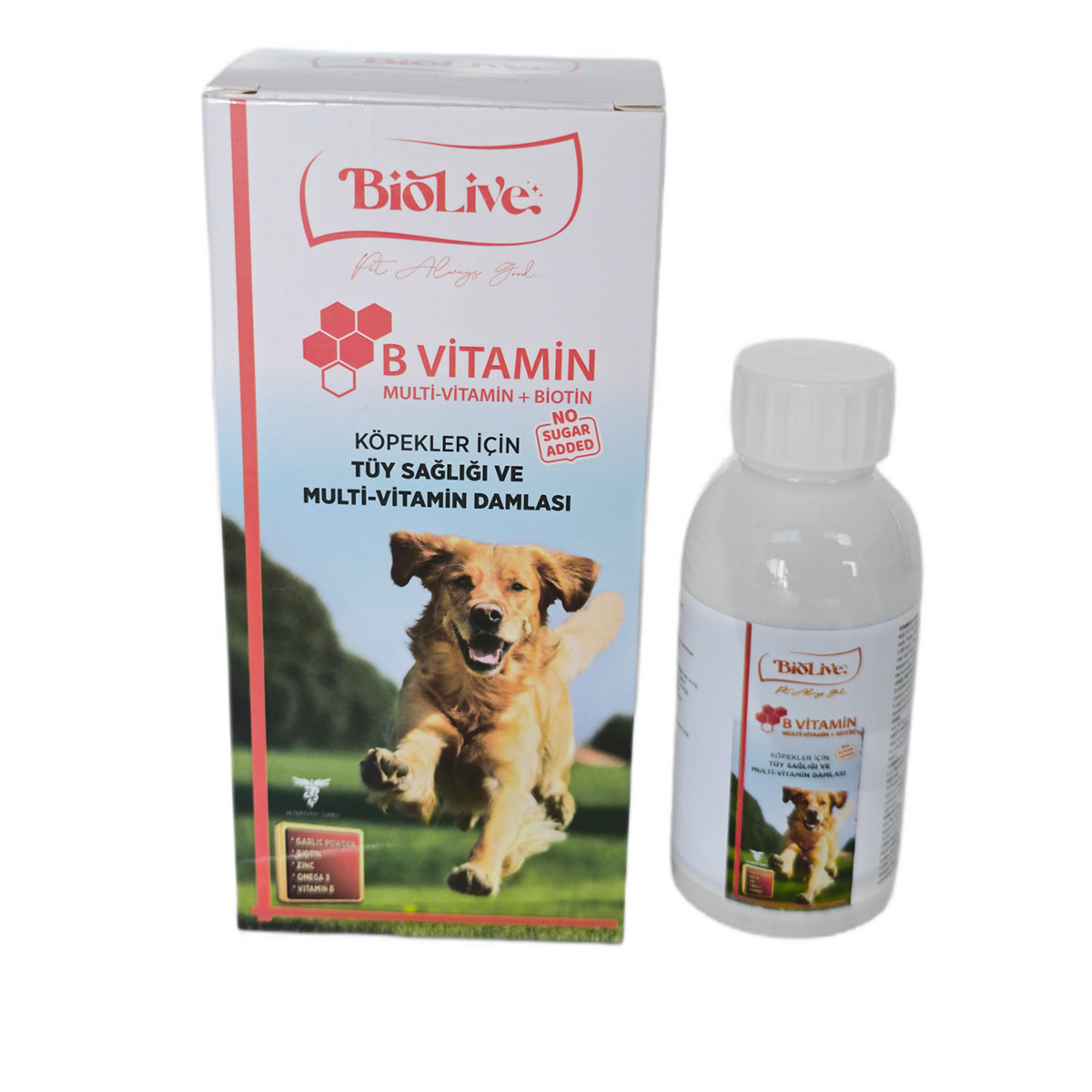 Biolive Köpekler İçin B min+Multimin Sağlığı Likit min 100ml - Görsel 3