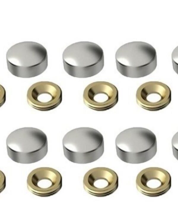 Krom Vida Tapası 16 mm 10 Adet