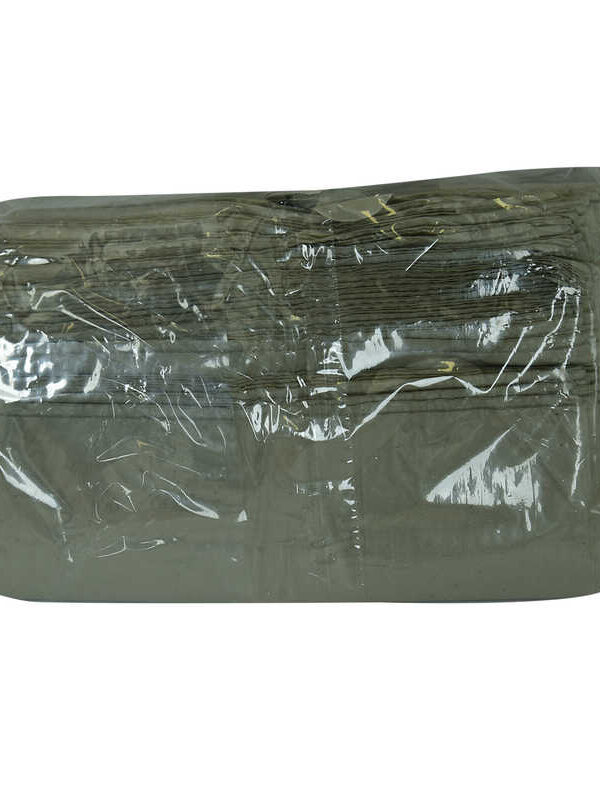 Küçük Boy Atlet Geri Dönüşüm Granül Çanta Poşet 40X25 Cm Kalın Gri 1000 Gr 1 Paket